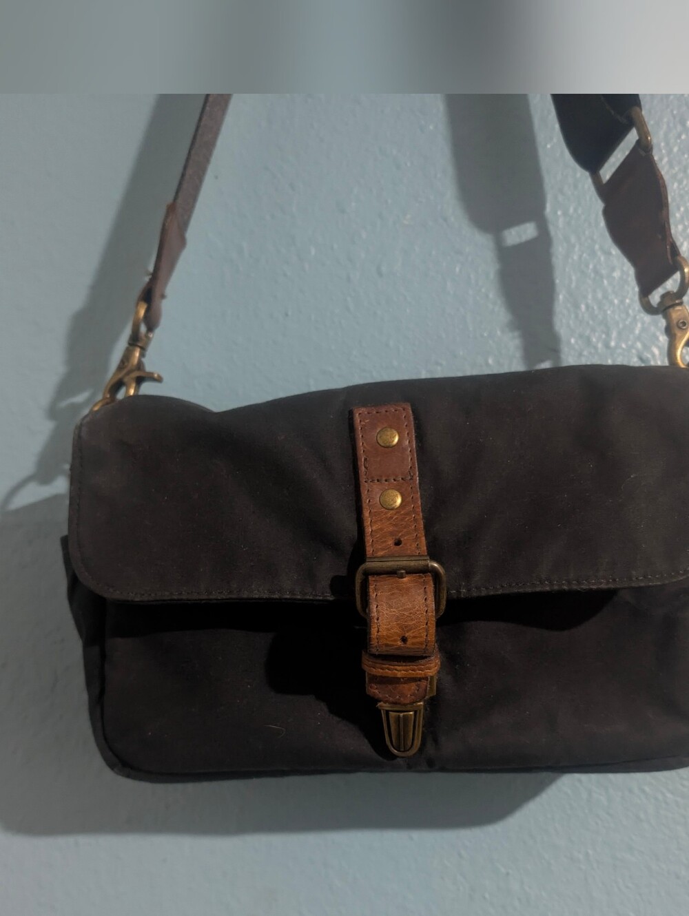Ona Bowery II Black Canvas  Bag
